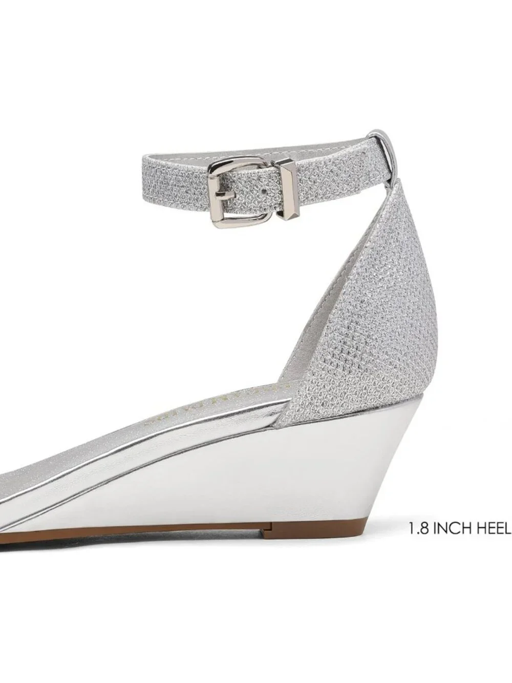 Chic Women's Ankle Strap Low Wedge Sandals - Comfortable & Stylish Footwear